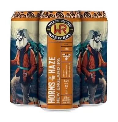 Wild Rose Horns In The Haze Neipa 473Ml 4Pk Can
