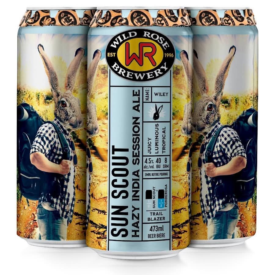 Wild Rose Sun Scout Hazy Ipa 4X473Ml Can