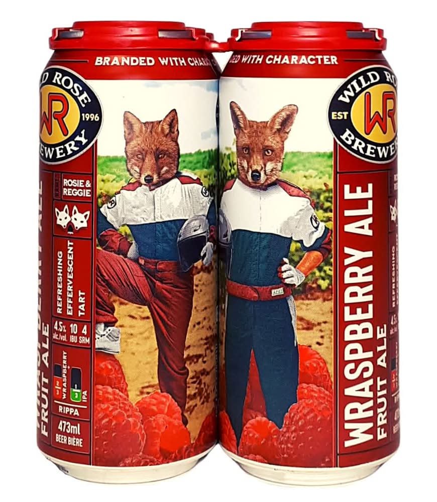Wild Rose Wraspberry Ale 4X473Ml Can