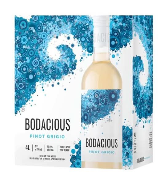 Bodacious Pinot Grigio White Wine (4 L)