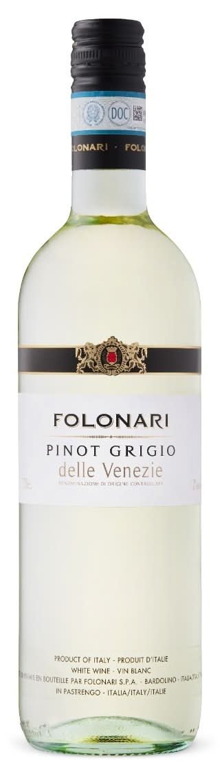 Folonari Pinot Grigio Delle Venezie Italian White Wine (750 Ml)