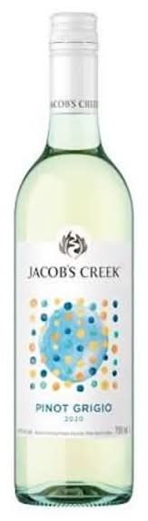Jacob'S Creek Pinot Grigio White Wine, 2020 (750 Ml)