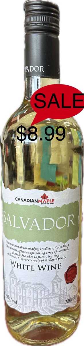 Salvador Spanish White Wine 750Ml ( 11% )